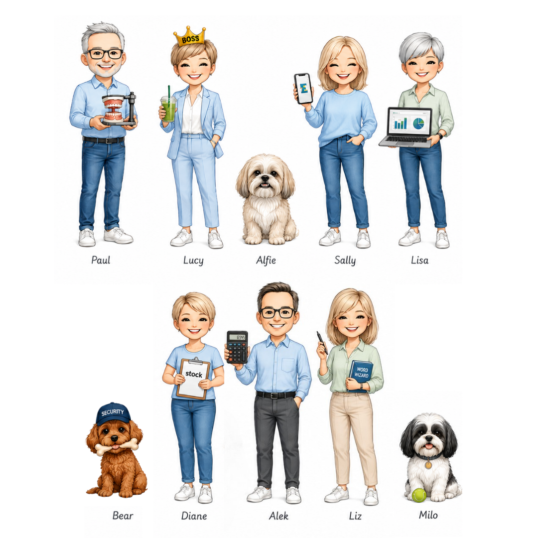 New with props SQUARE characters